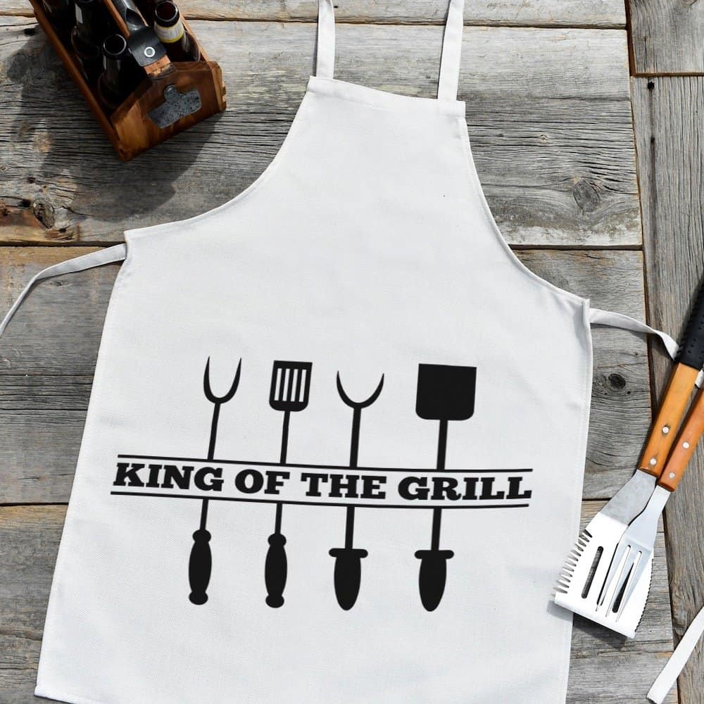 king of the grill bbq apron