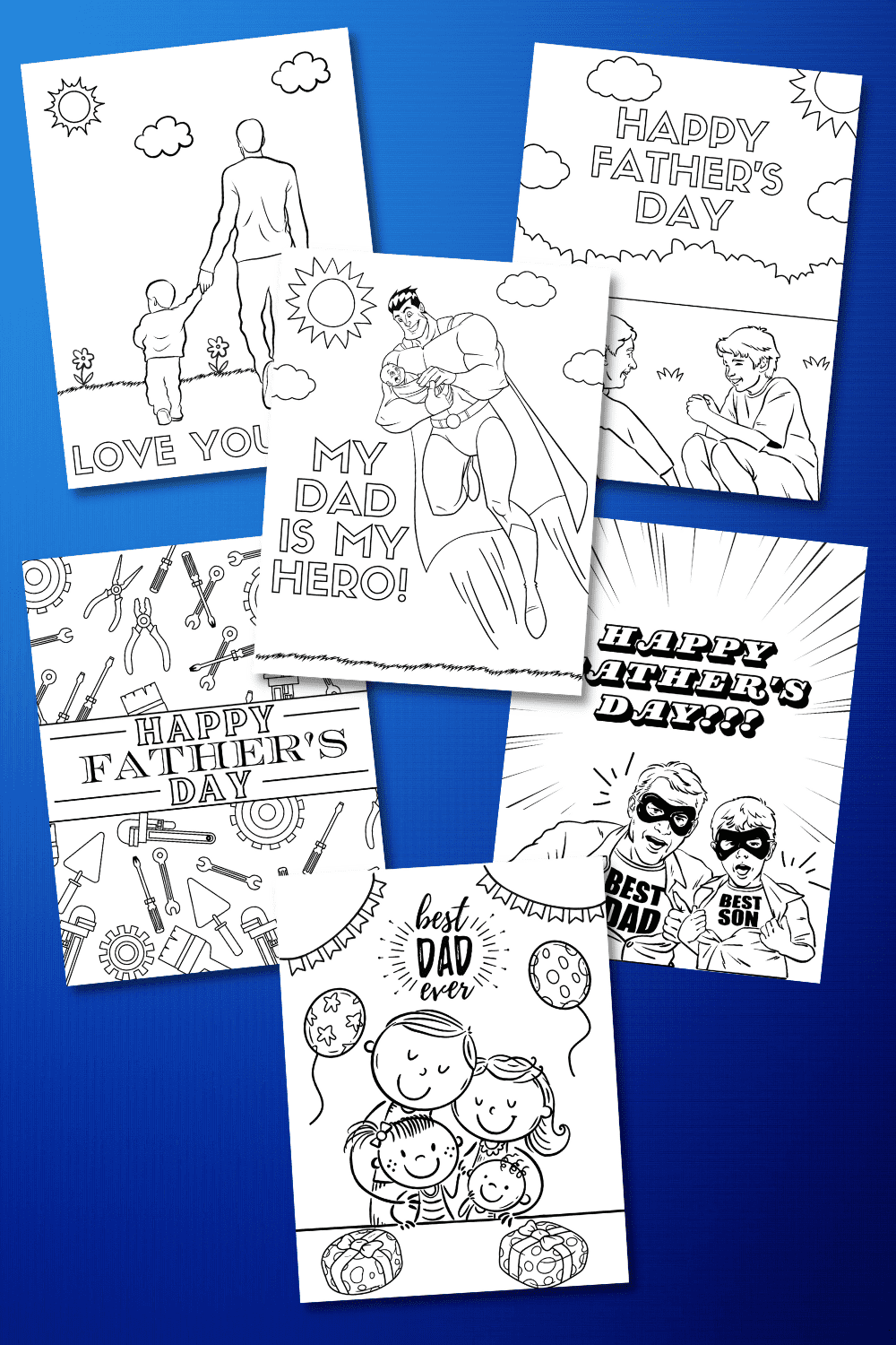 free printable Father's Day coloring pages