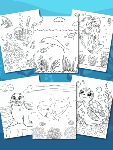 ocean coloring pages